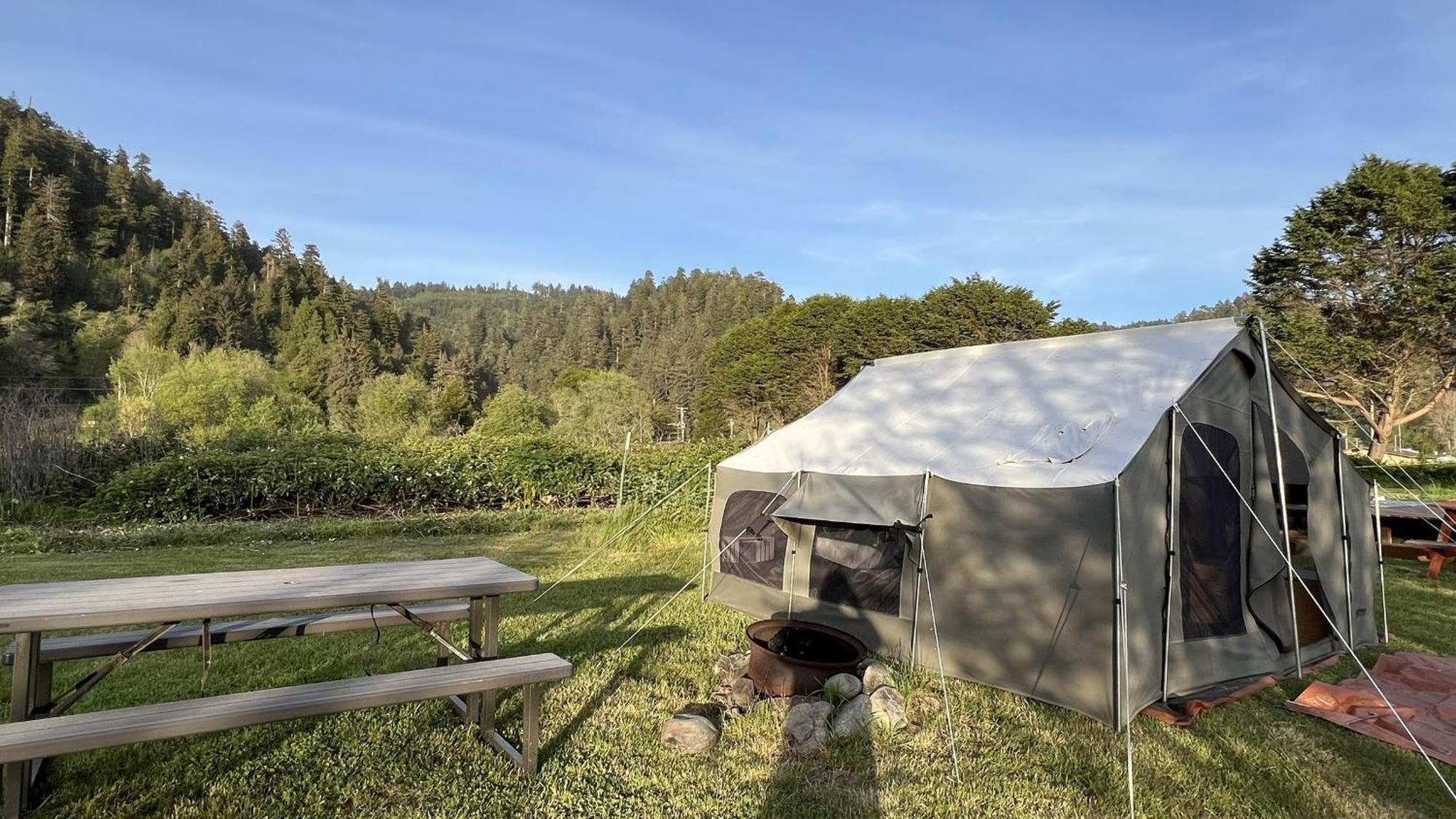 Glamping Tent On The River クラマス エクステリア 写真